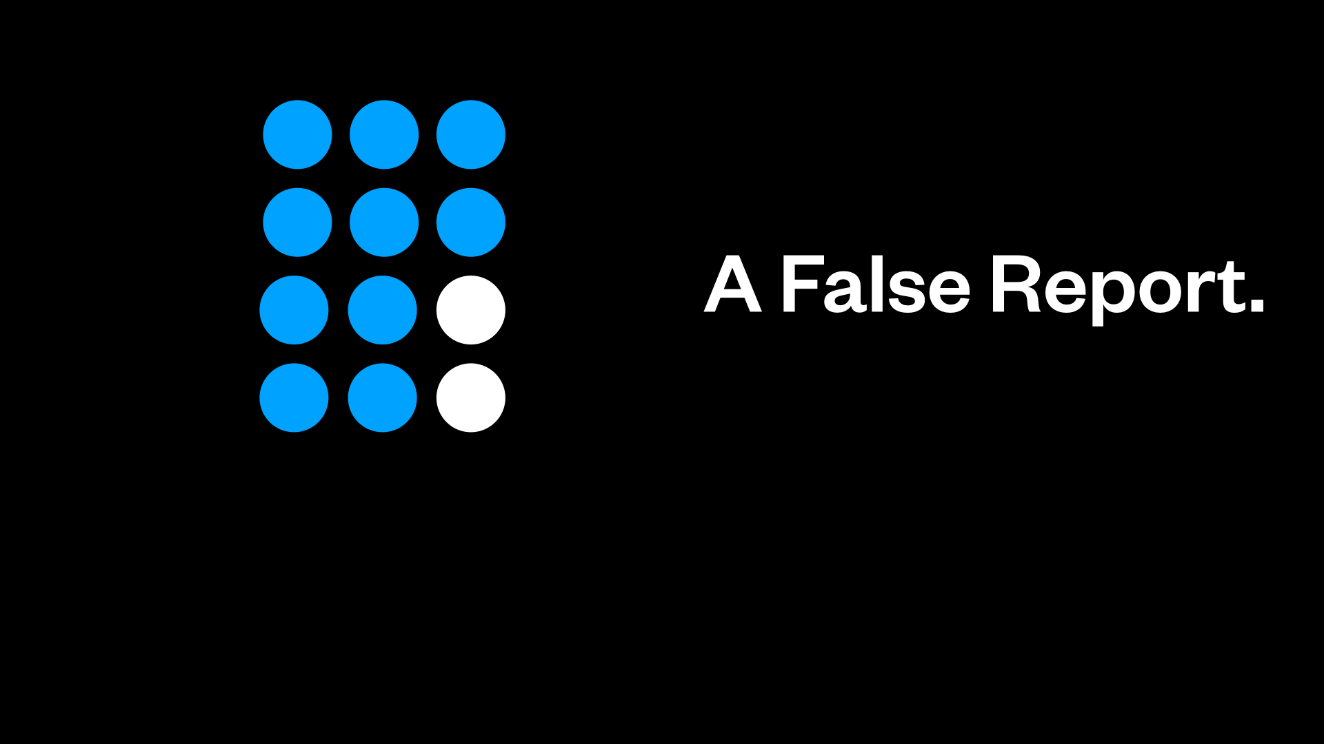 A False Report