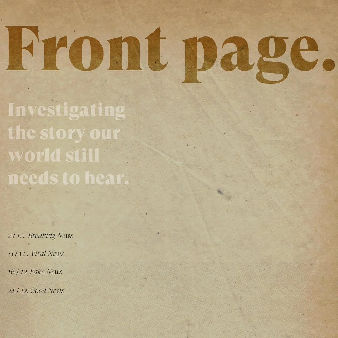 Front Page, Part 4: Good News