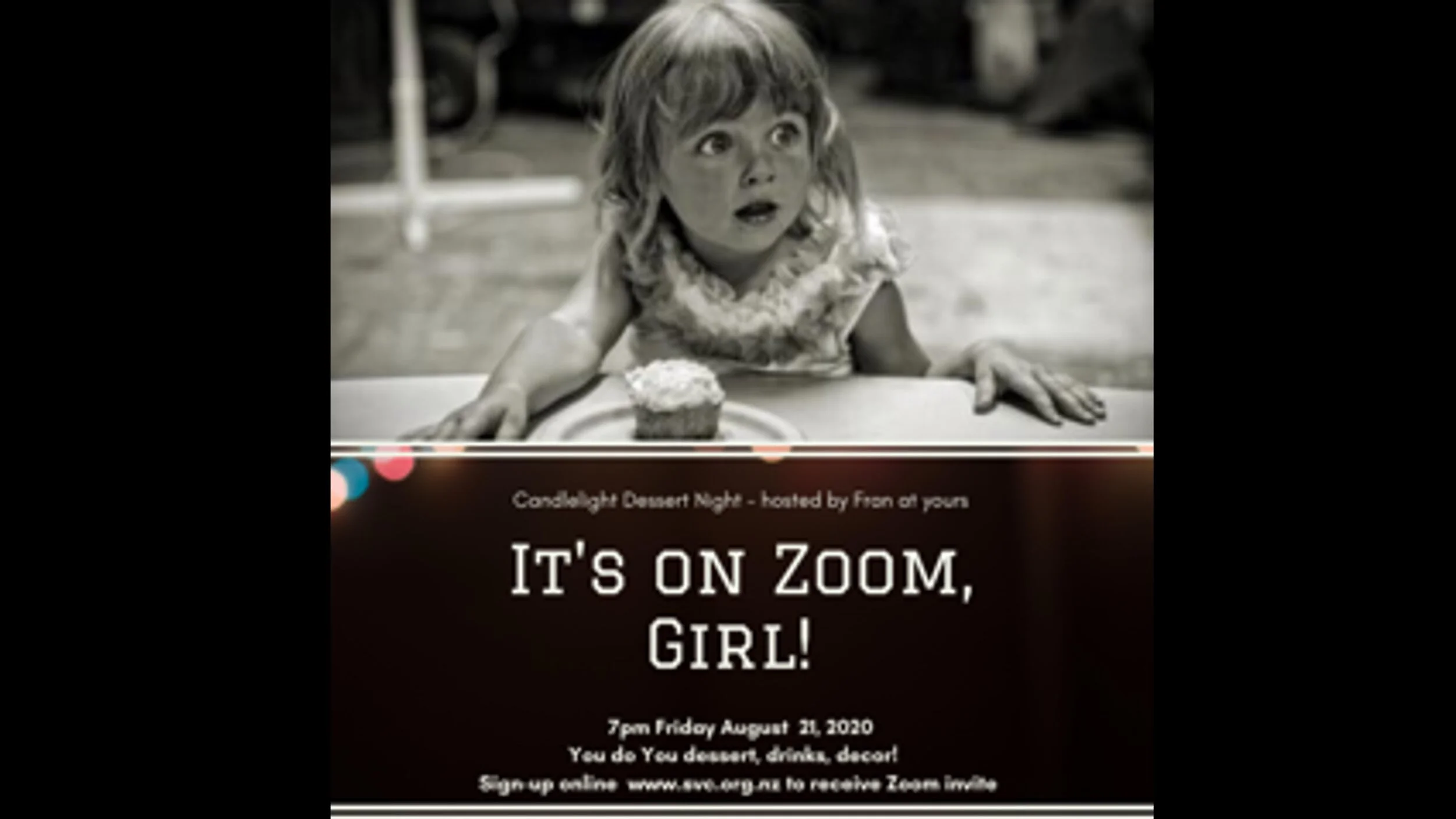 Candlelight Dessert Night - now on Zoom, Girl!