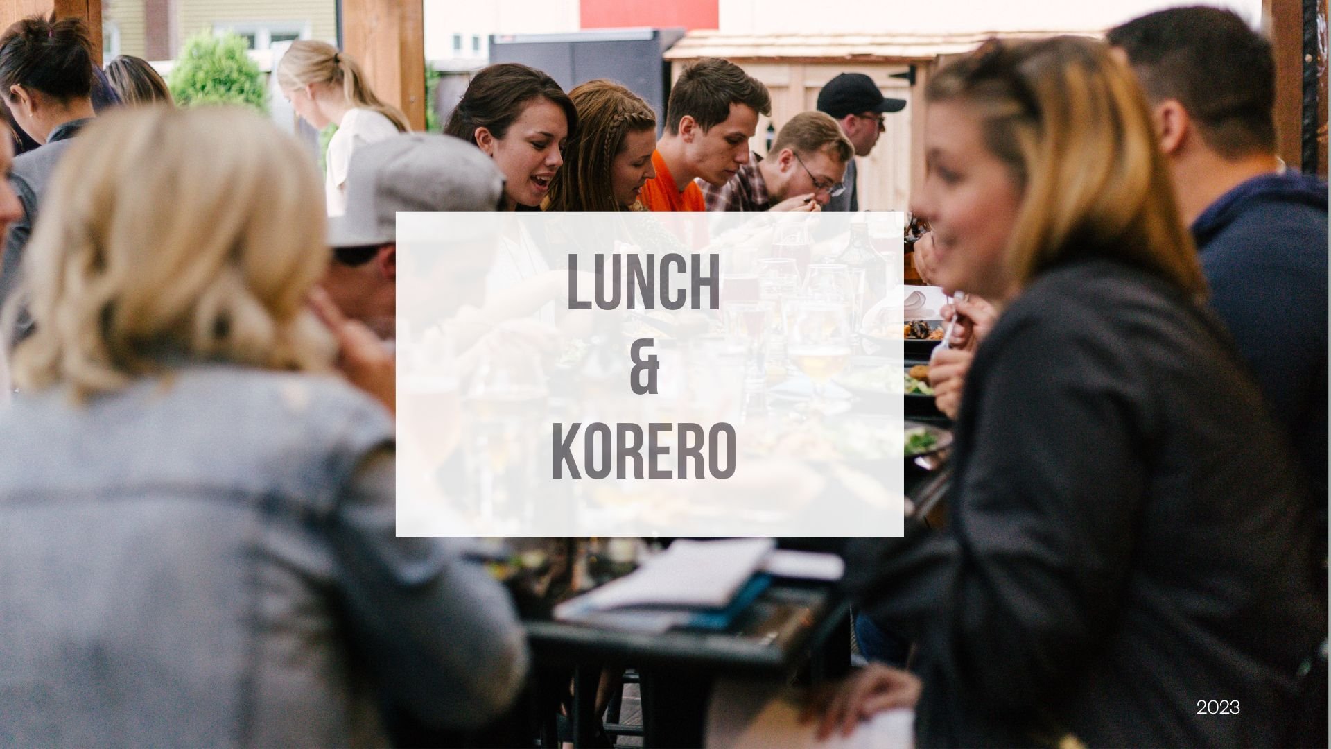 Small Group Leaders Lunch & Kōrero