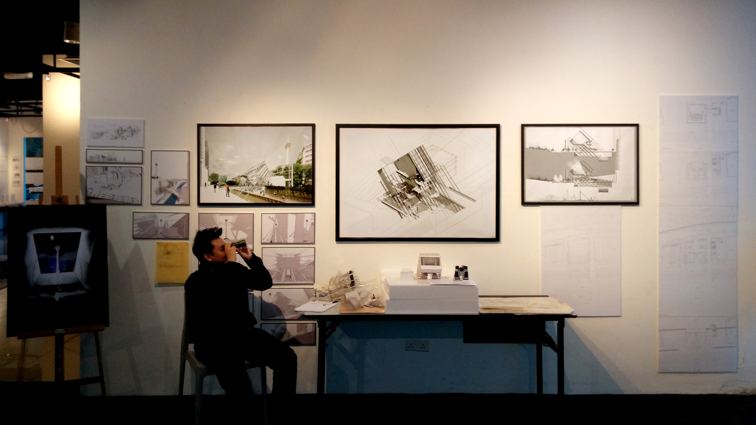  Featuring VPAC in an architecture exhibition in 2015. 
