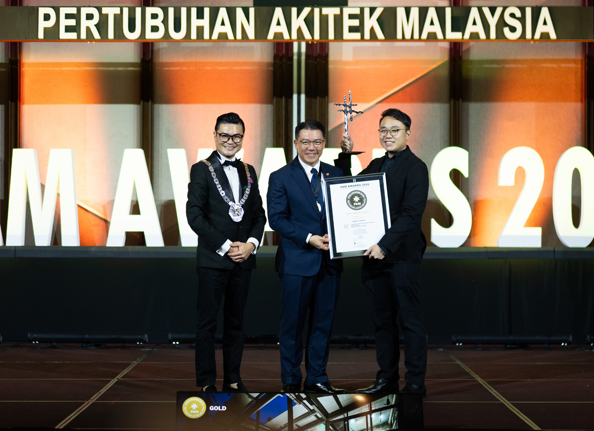 PAM Award 2026 - Canopy House won Gold , Planter Island won Commendation