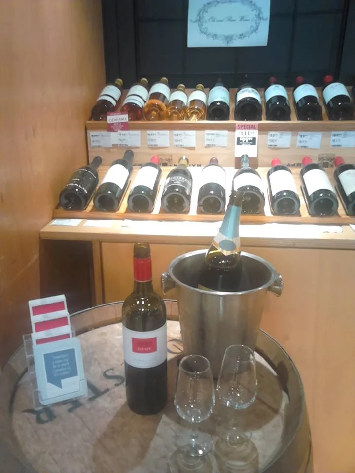 Organisation d'une dégustation avec les vins de la marque Oyster Bay