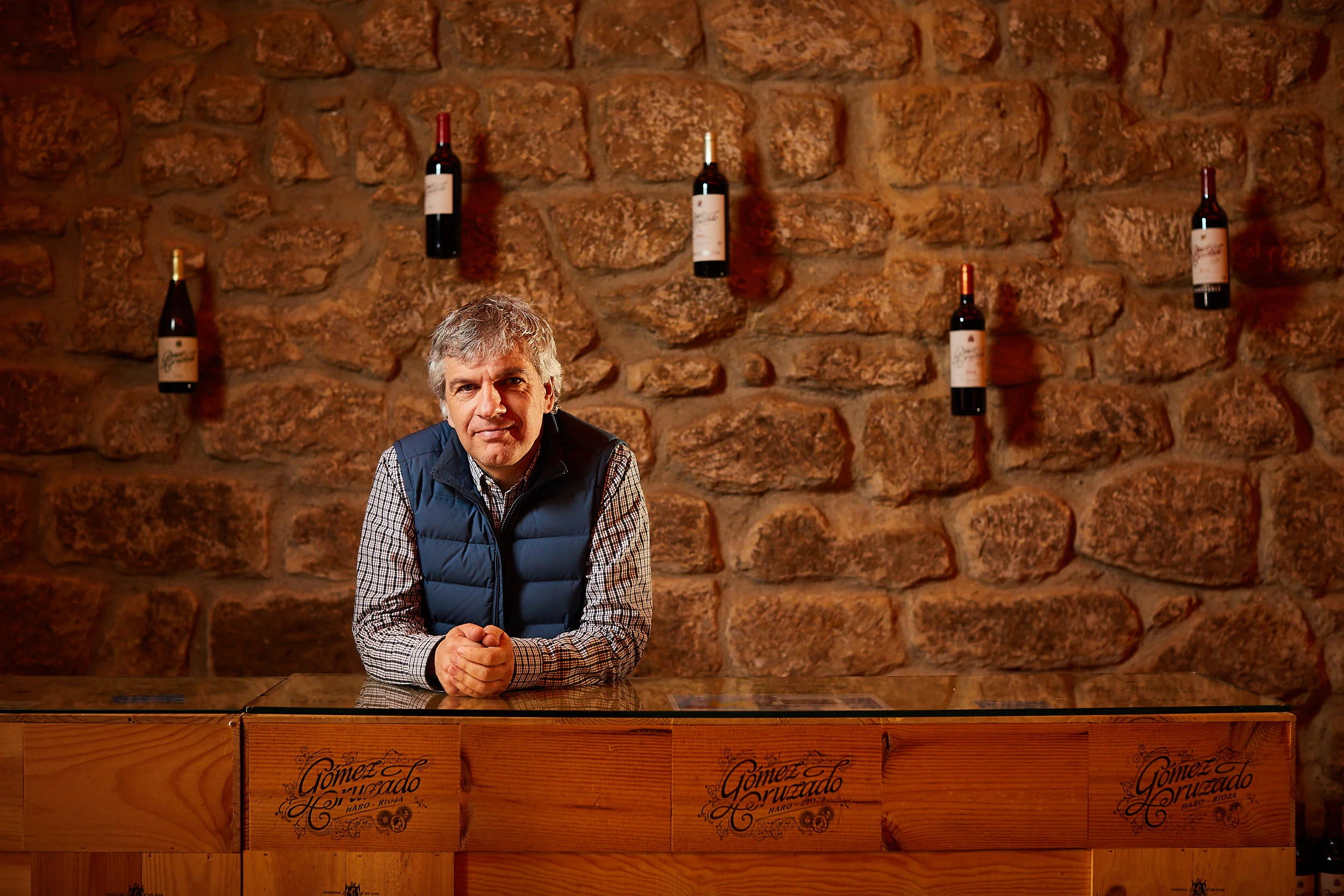 27/3/18. David González, Bodegas Gómez Cruzado, Haro, La Rioja, Spain. Photo by James Sturcke | sturcke.org