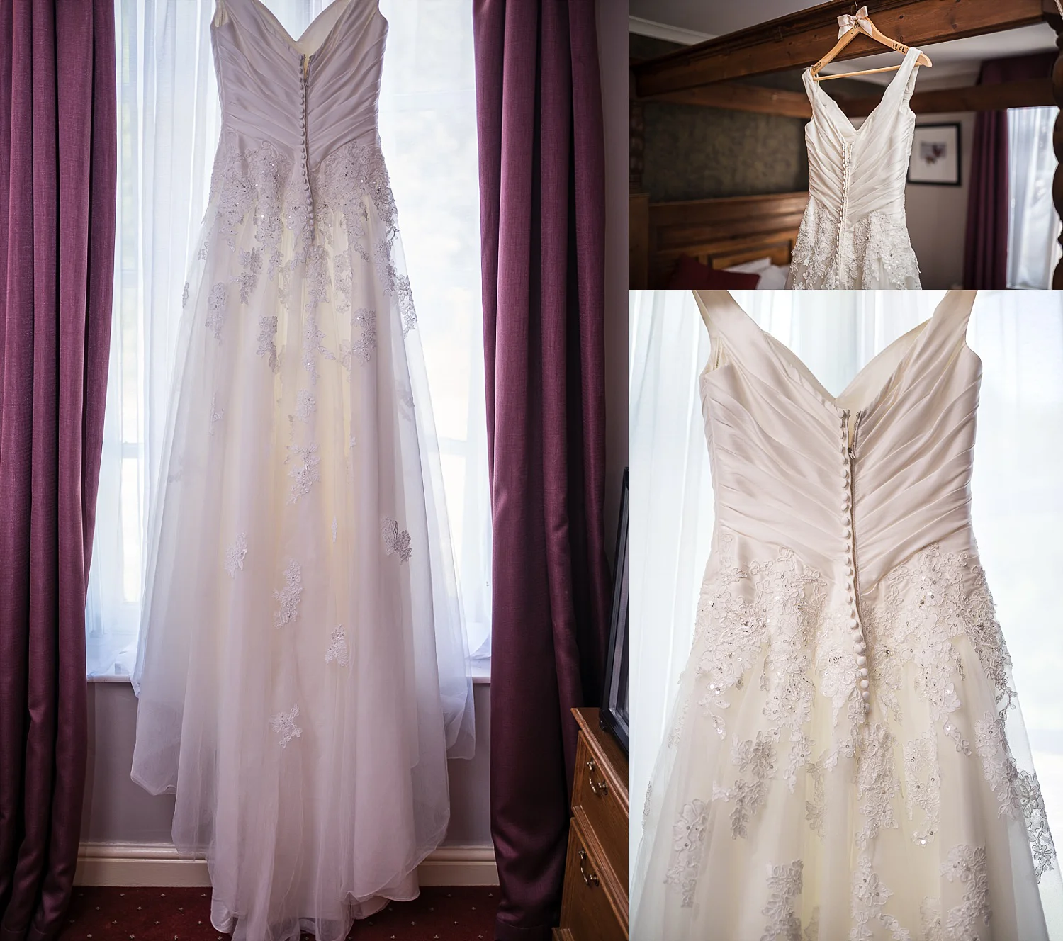 clumber park hotel brides dress getting ready