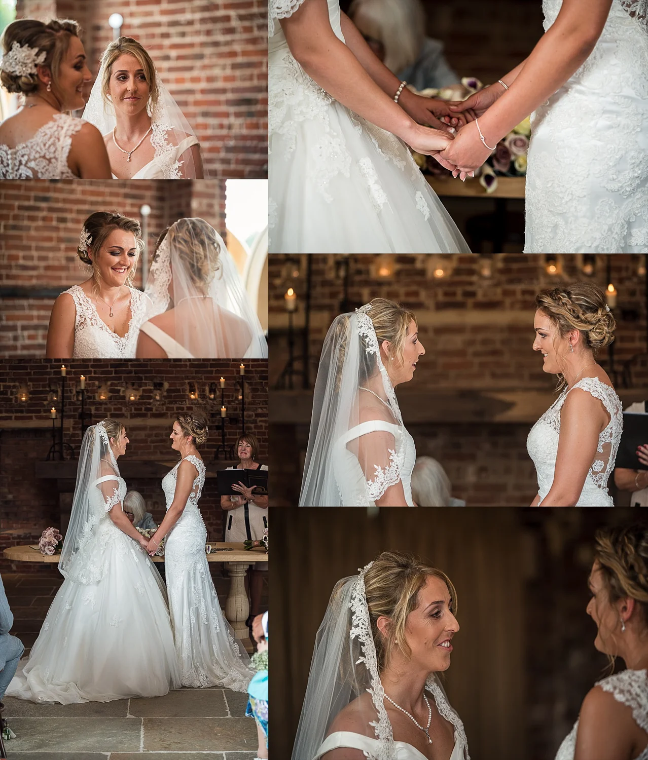 brides making speeches during ceremony