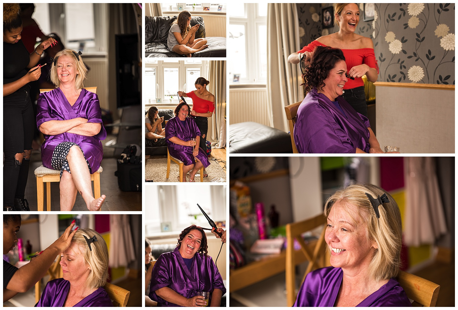 bride getting ready | surbiton wedding