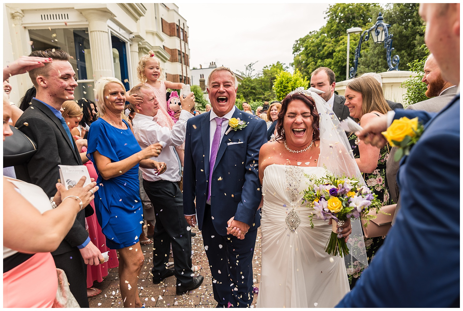 Confetti Aisle | Glenmore House | Wedding Photographer