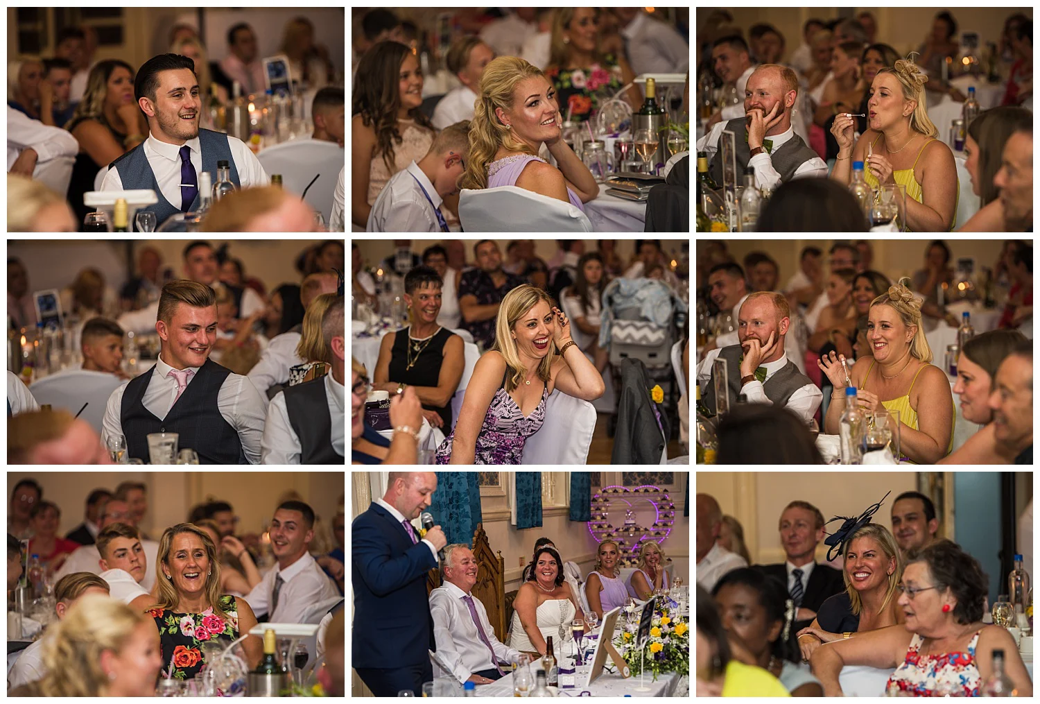 Guests listening to speeches