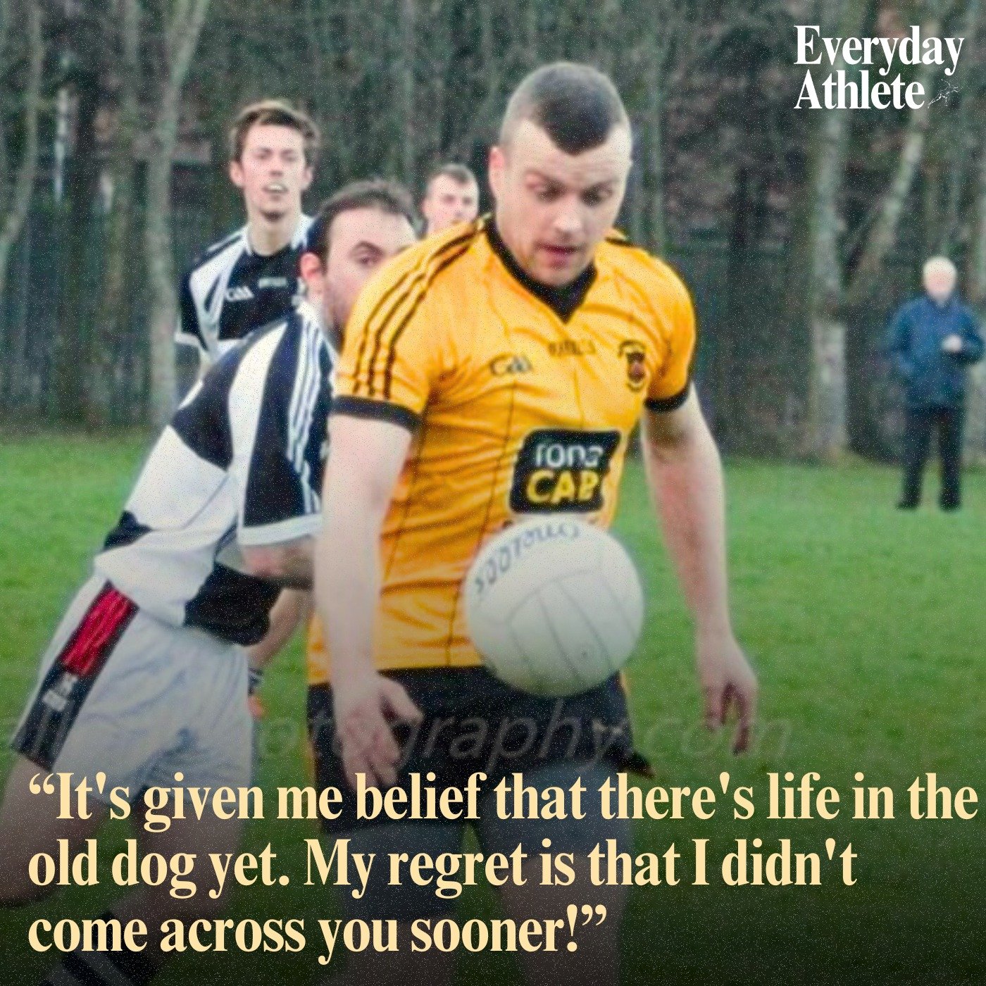 Many of the athletes I work with are trying to get the most out of the remaining years of their playing career.

Anthony here was in that exact position.

Even though he&rsquo;d always dedicated a large portion of his life to sport,

He&rsquo;d never