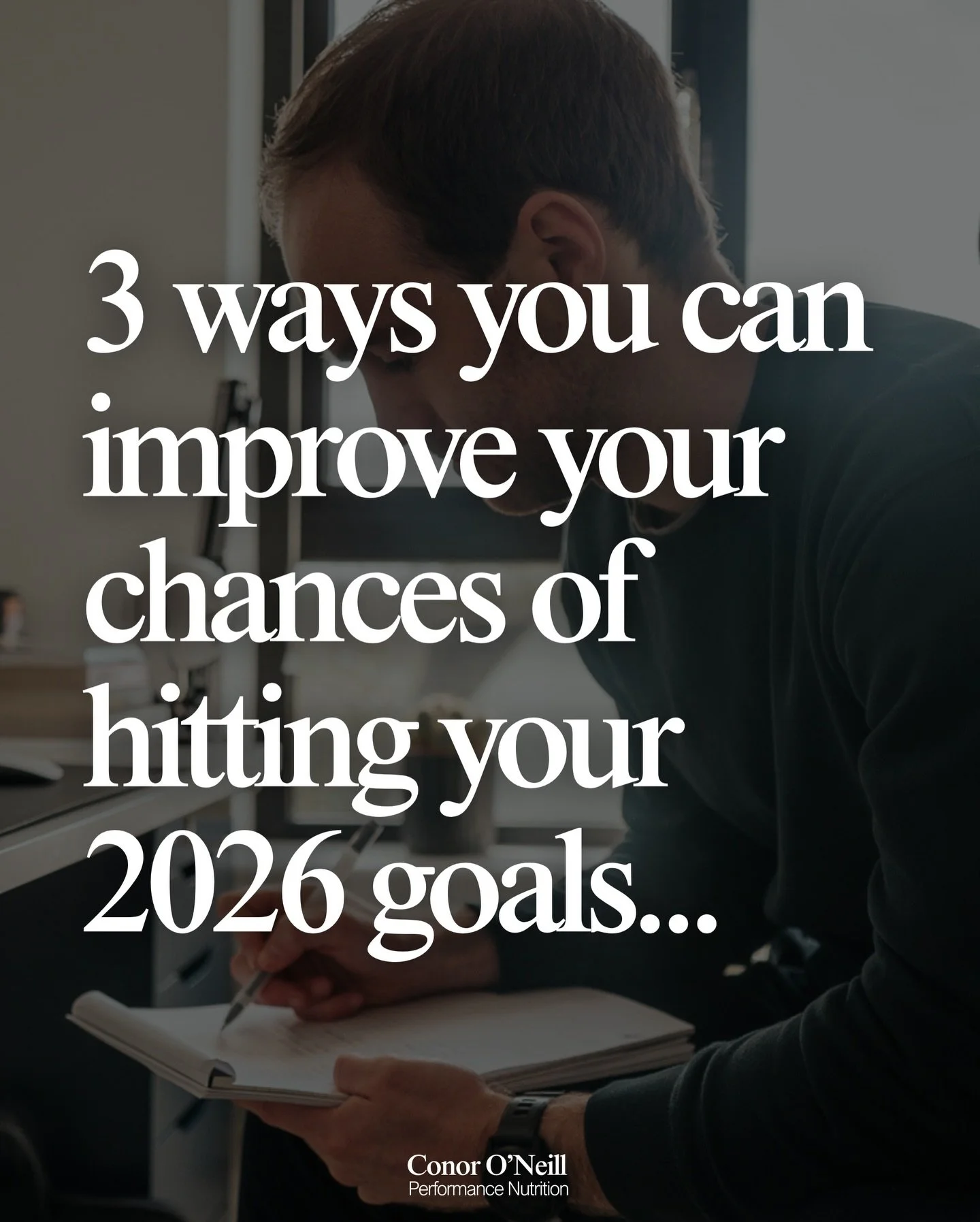 This time of year can be great for reflecting on how the year went, and what you want to achieve over the coming year.

But all too often, the goals we set for the year ahead fall by the wayside.

Here&rsquo;s 3 ways you can improve your chances of a