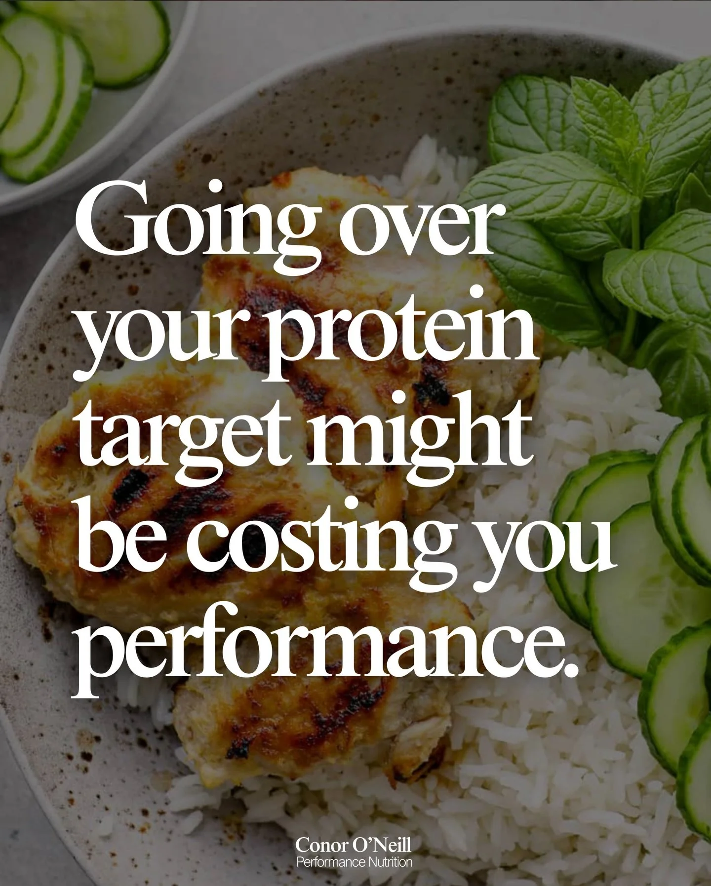 The athlete mindset is often &ldquo;If some is good, more must be better.&rdquo;

But beyond a certain threshold, extra protein doesn&rsquo;t bring more of those benefits.

Swipe to slide 9 for my recommendations on what to do instead.