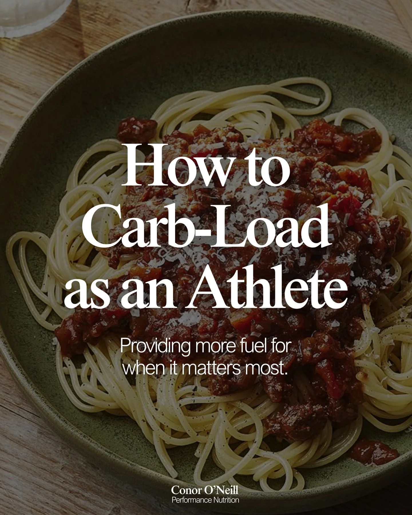 Carb-loading is often seen as the holy grail of nutrition for athletes, whilst also being widely misunderstood.

It&rsquo;s not an excuse to eat whatever you want.

The increase should be from carbohydrates alone, so fat and protein intake should rem