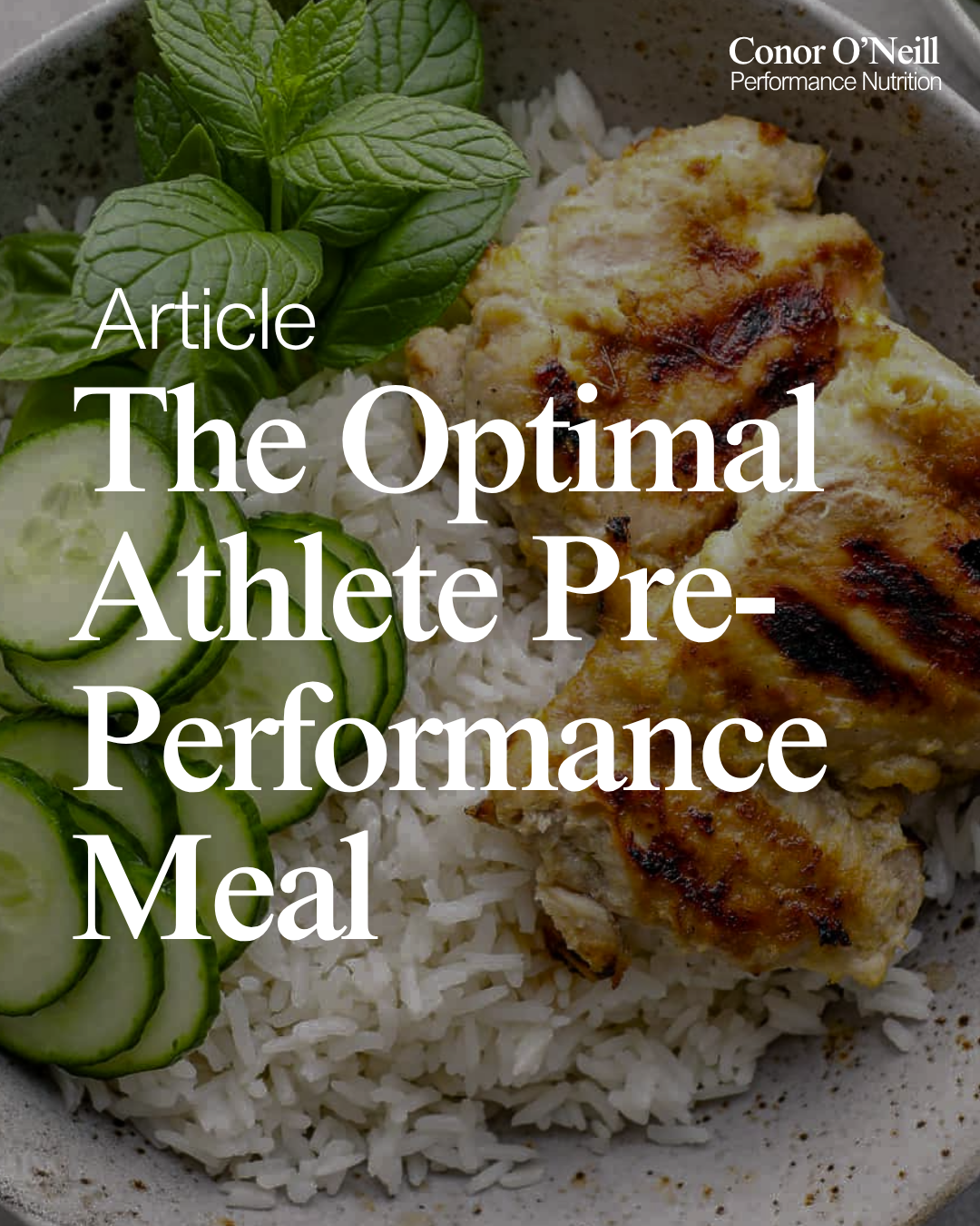 The Optimal Athlete Pre-Performance Meal