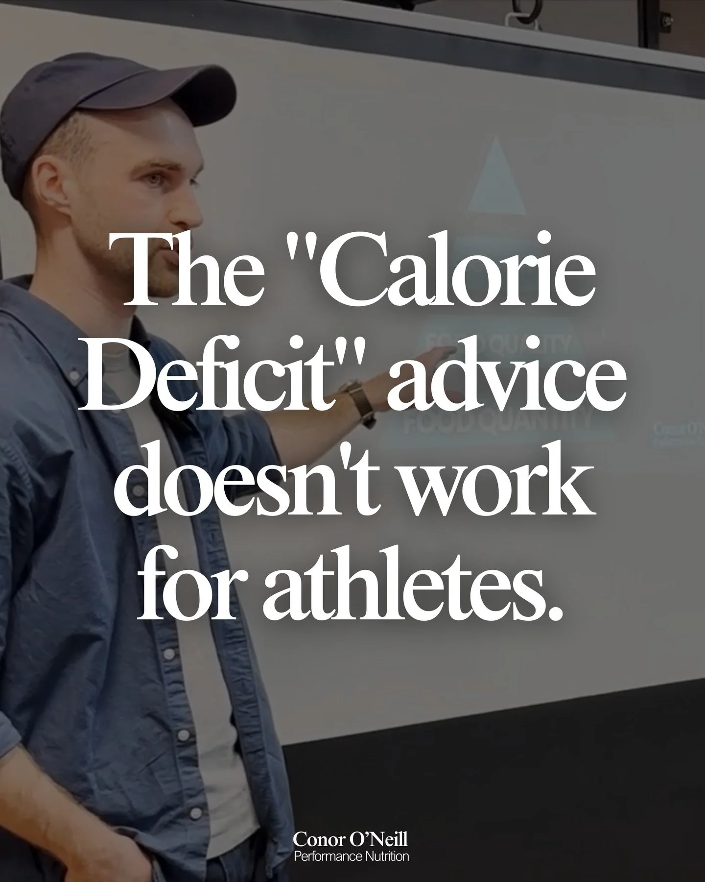 &ldquo;Just eat in a calorie deficit&rdquo; won&rsquo;t work for you as an athlete.

The guys I work with focus on these 8 things instead.

P.s. If you&rsquo;d like my &ldquo;One-Page Athlete Nutrition Plan&rdquo; template, comment &ldquo;NUTRITION&r