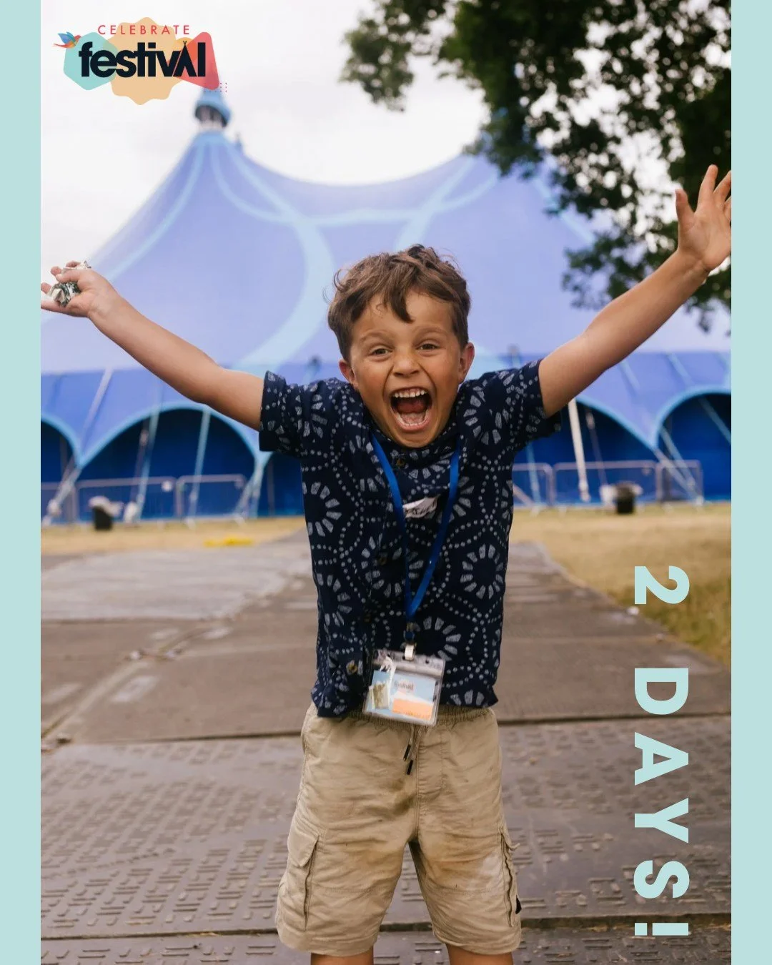 That feeling when you remember that Early Bird tickets for CELEBRATE Festival 2026 are live in just TWO DAYS!!!🎪🥳🎫

Don't forget to sign-up to our mailing list to get your tickets, and to get notified about updates and news📆 : https://www.celebra