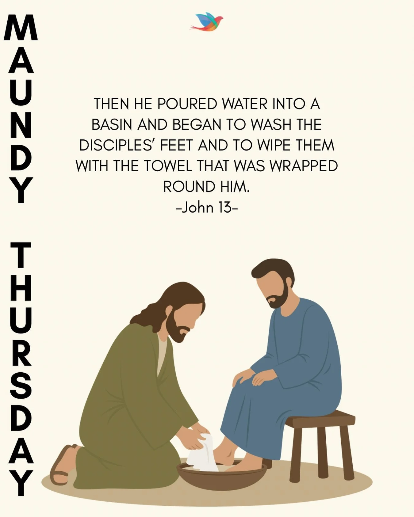 What I am doing you do not understand, but afterwards you will understand - John 13:7 

We pray that each of you will have a blessed start to the Easter Triduum today🙏