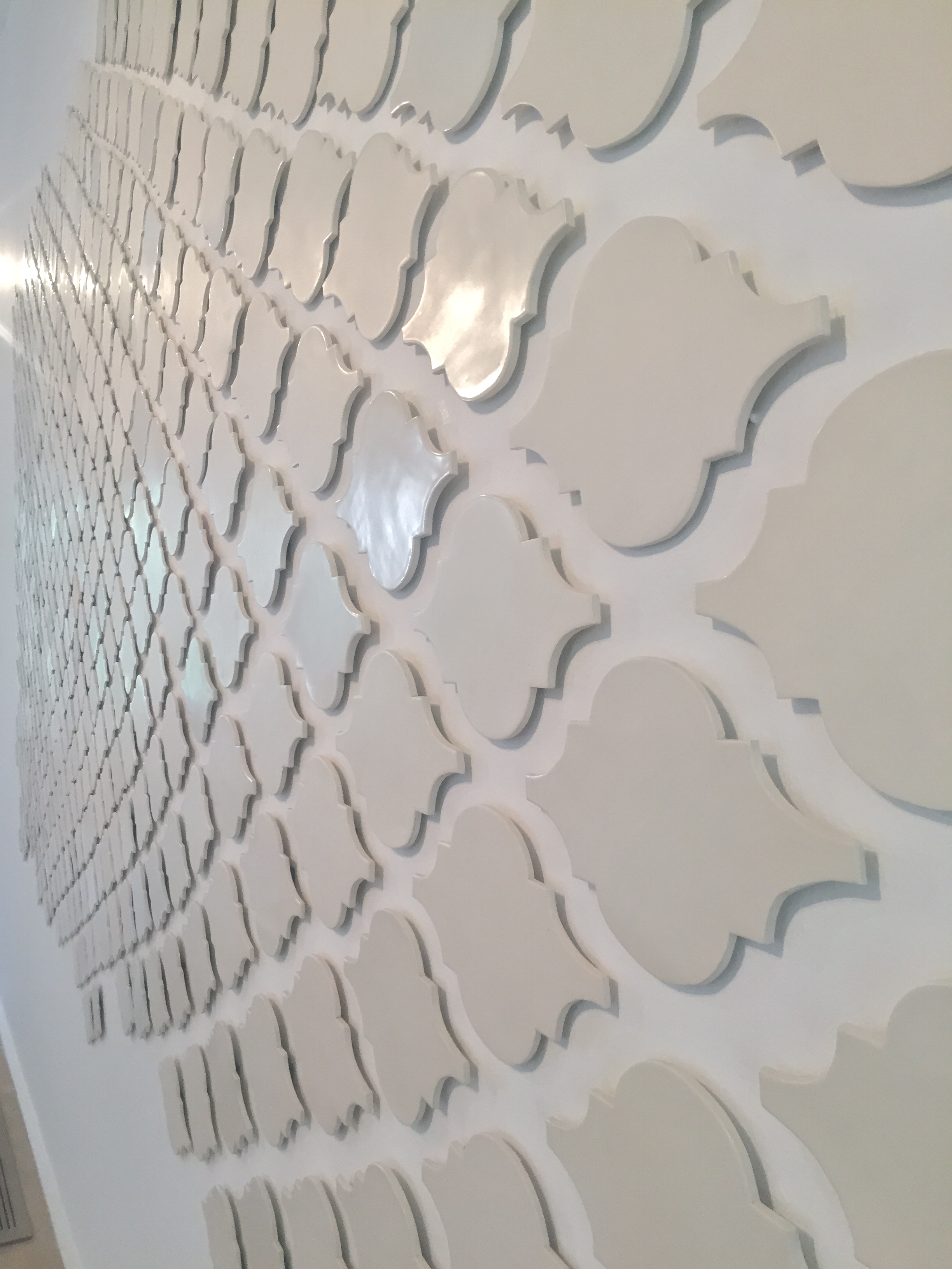 "Something in the house" detail, 2016 ceramic tile300x700cm