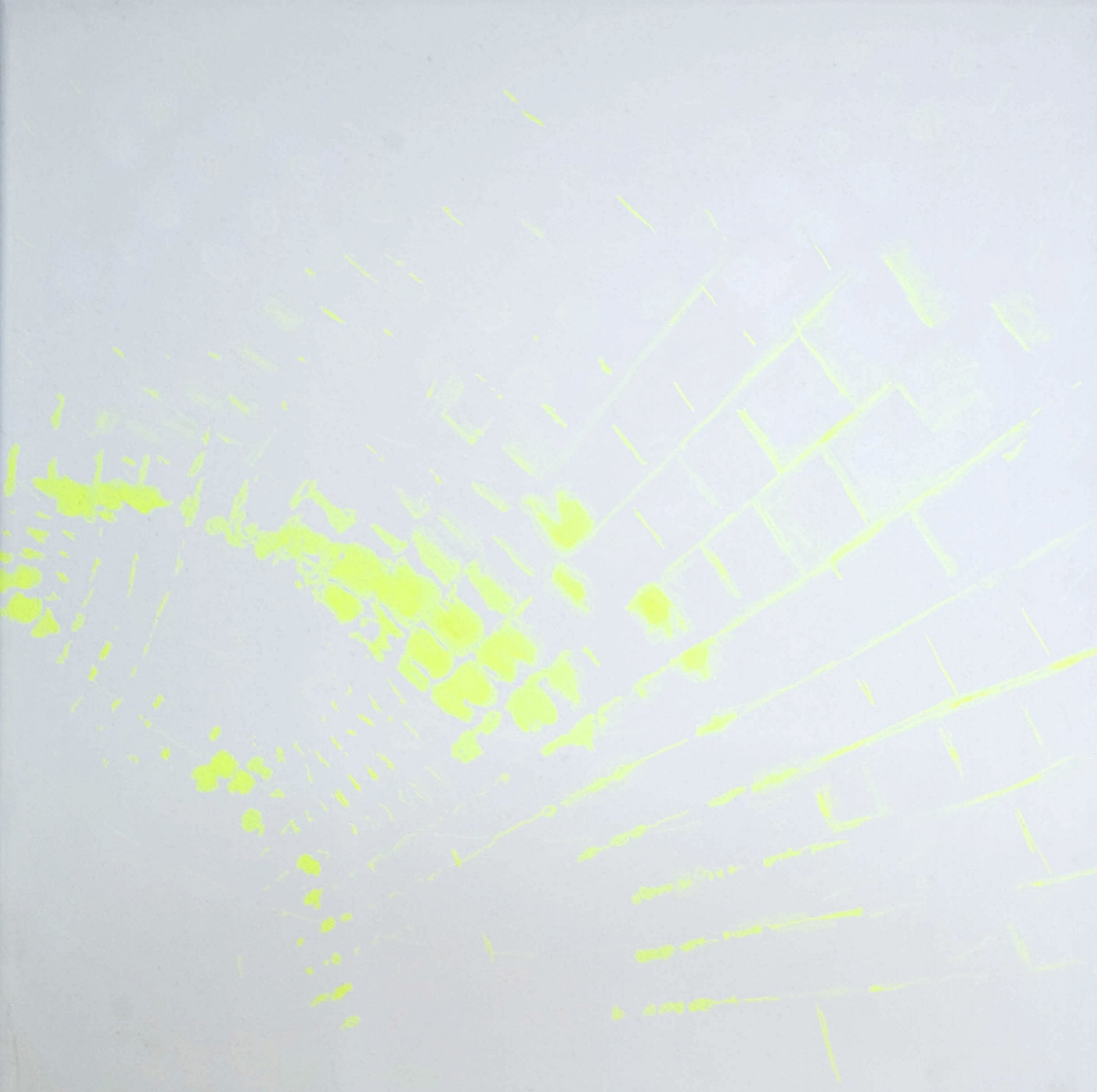 "Several seconds before", 2009 acrylic on canvas 75x75cm