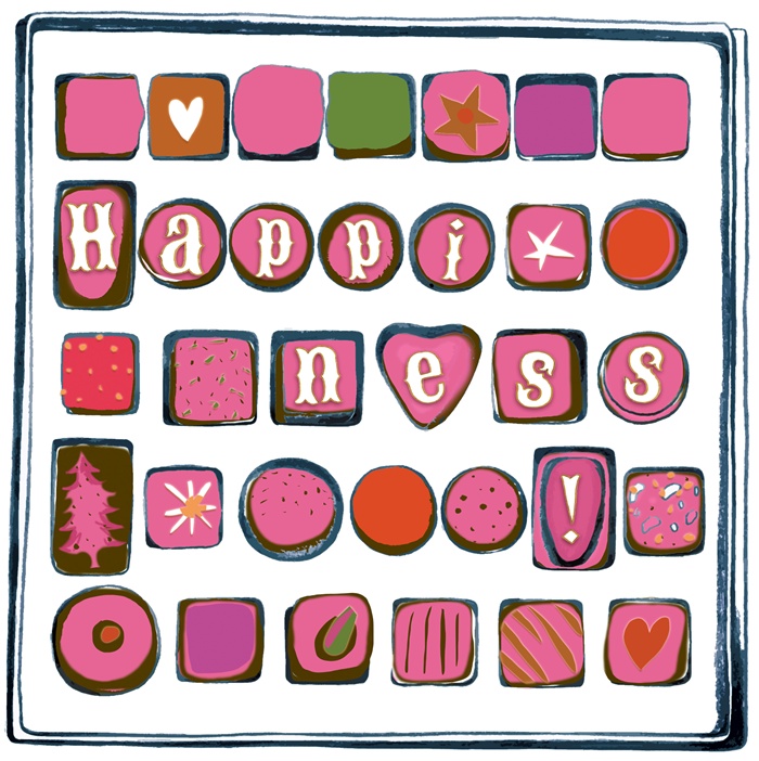 Chocolate candies of different shape & sizes
