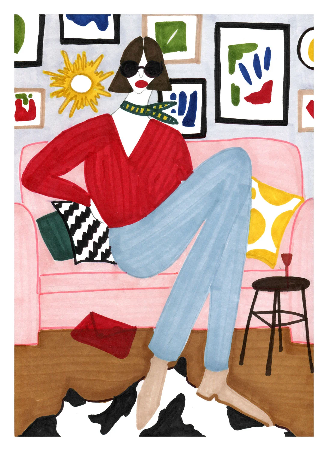 Beautiful Fashion portrait of a Lady