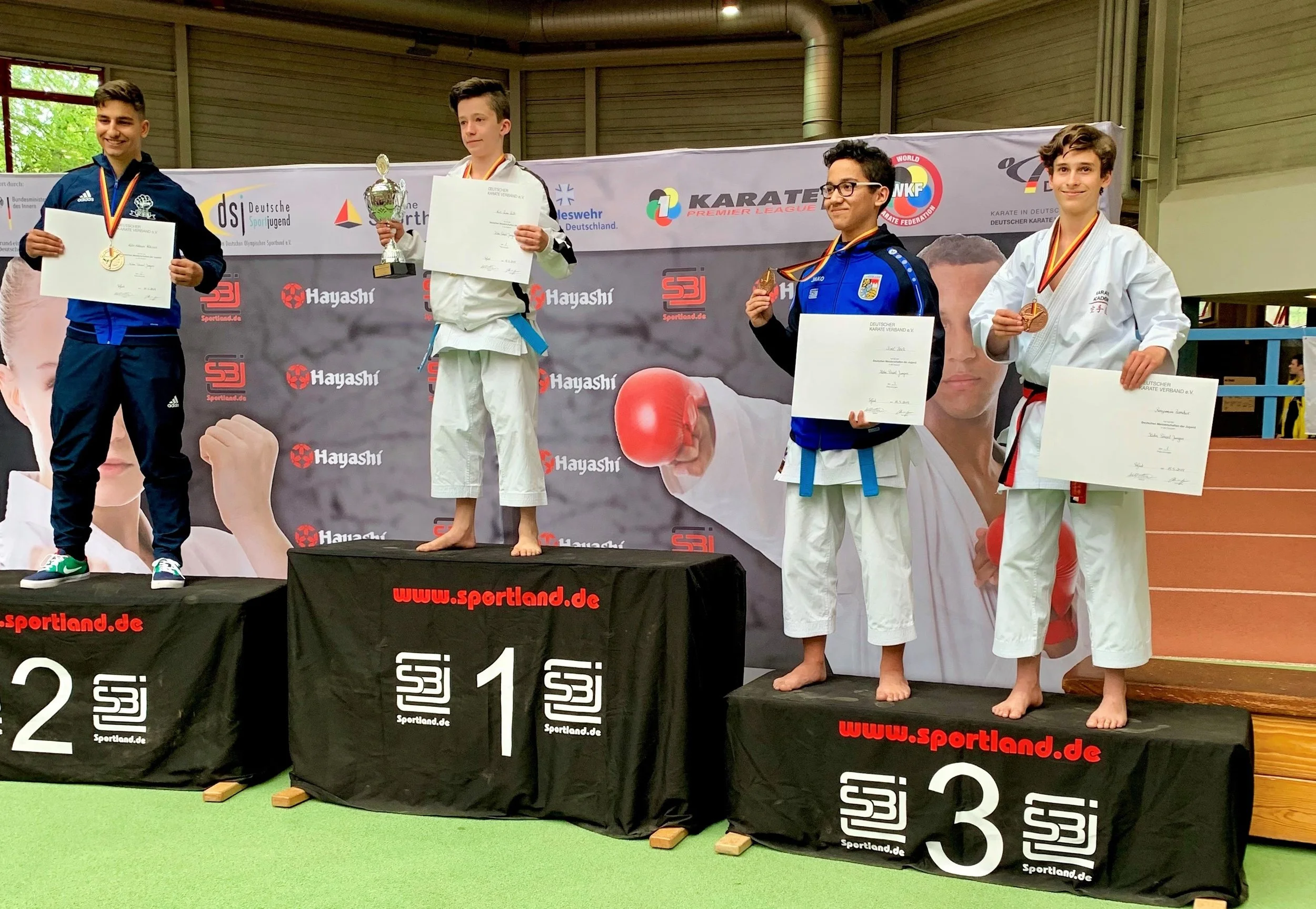 Bronze für Benjamin Zander und Javan Stangenberg bei DM in Erfurt