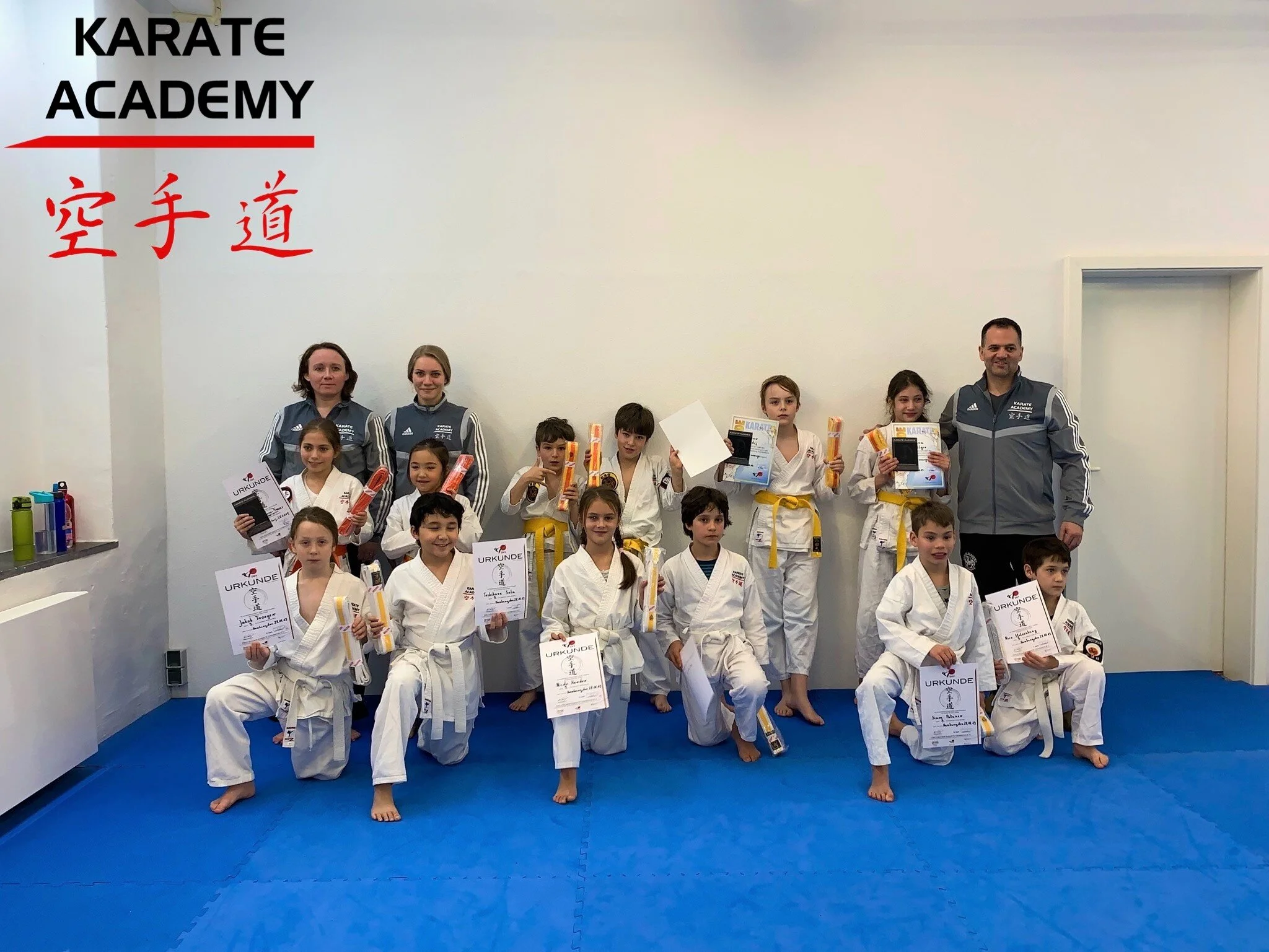 Erfolgreiche Kyu-Prüfungen in der Karate Academy 2019
