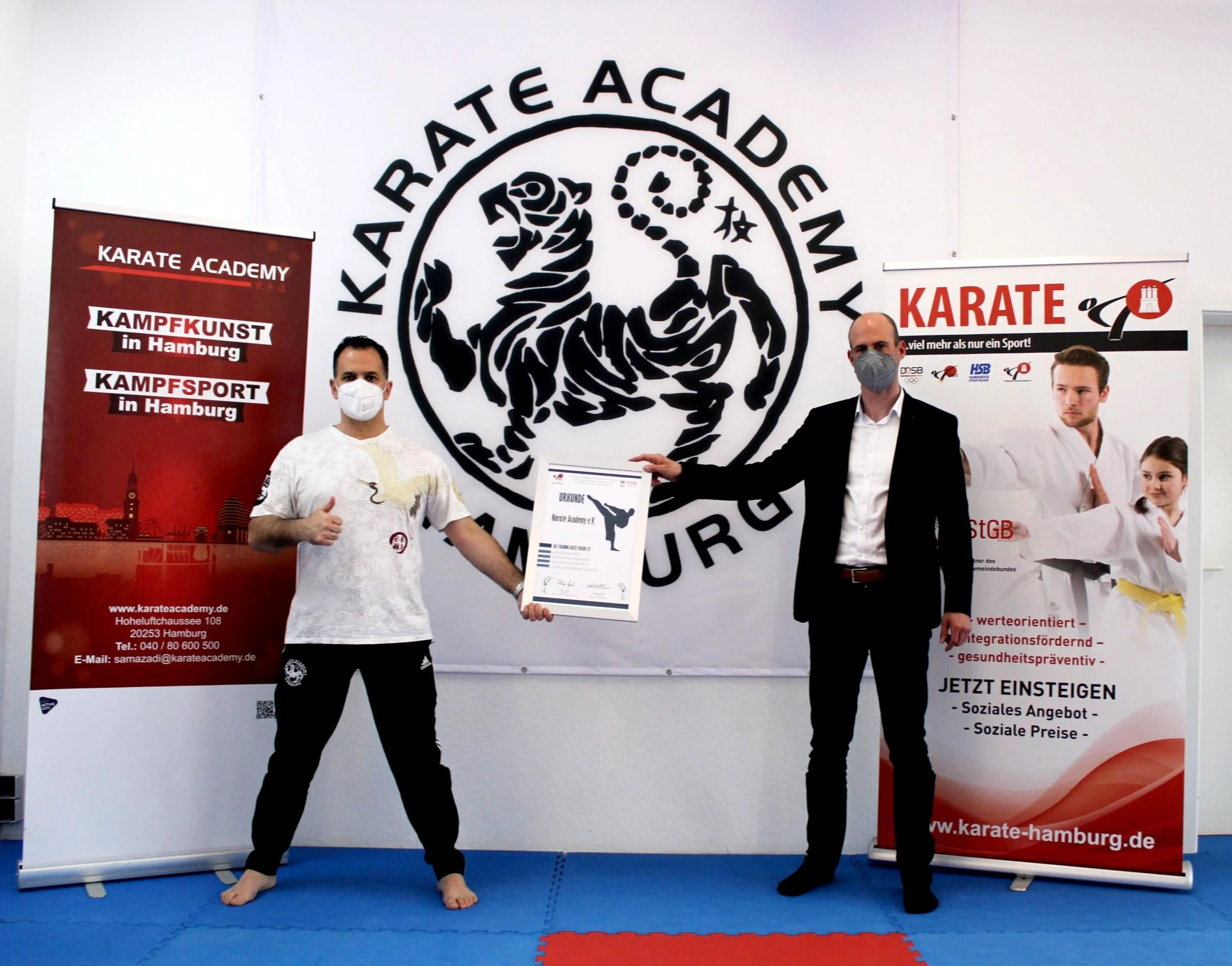 KARATE ACADEMY VOM DKV UND DEM DEUTSCHEN STÄDTE- UND GEMEINDEBUND AUSGEZEICHNET