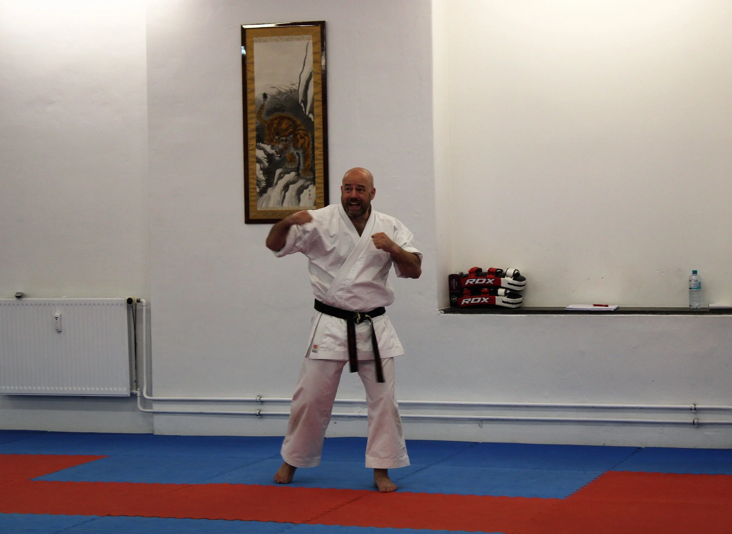 IAN ABERNETHY GIBT TRAINING IN DER KARATE ACADEMY HAMBURG