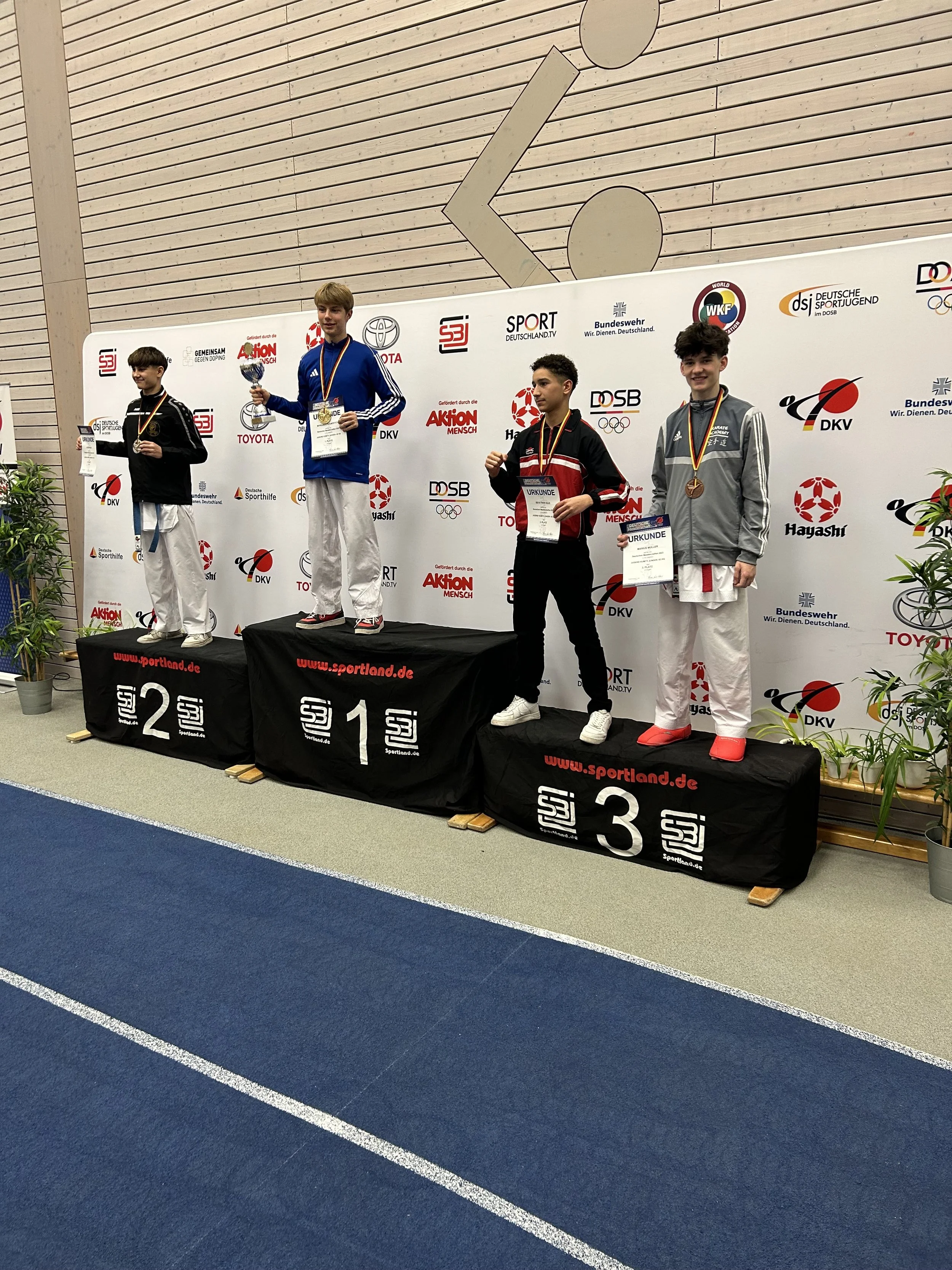 MARIUS &amp; JARNO DEUTSCHER MEISTER TEAM - BRONZE IM EINZEL FÜR MARIUS