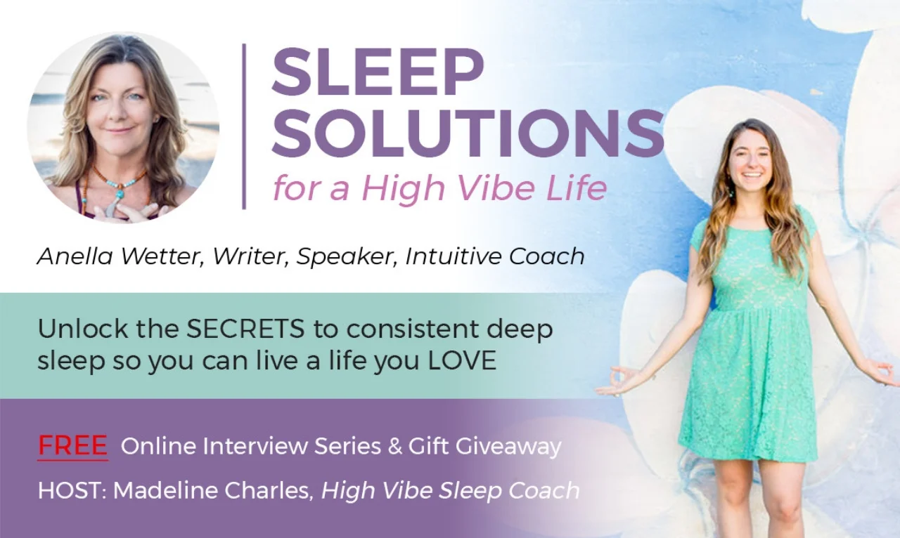 Sleep? Deep sleep? Anella shares with Madeline Charles about how sleep makes a difference for her--greater energy, greater focus, and greater peace.