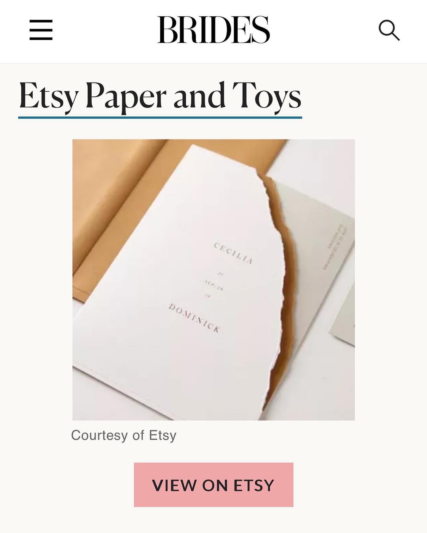Thank you for featuring my works on @brides Selected in 17 Best Websites for Wedding Invitations of 2022
https://www.brides.com/story/best-websites-for-wedding-invitations