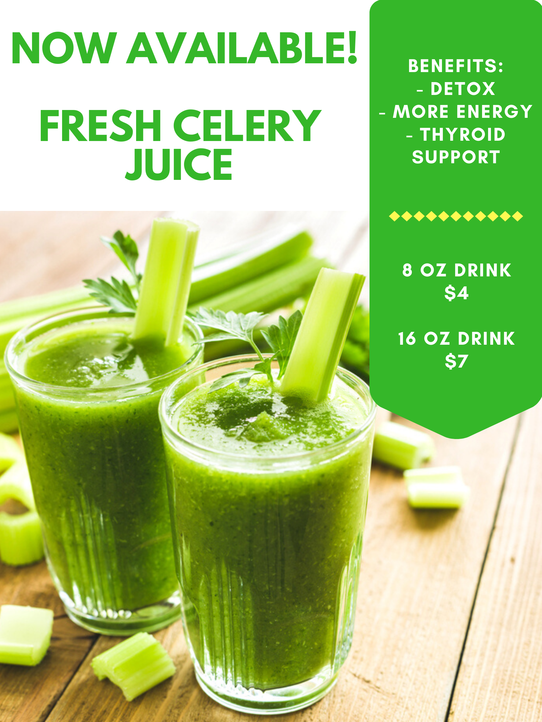 The Health Benefits of Celery Juice