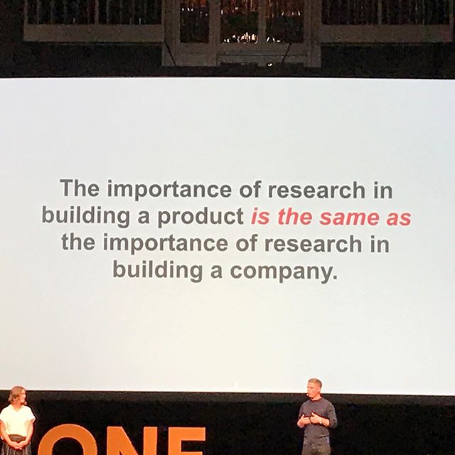 I find going to conferences outside of my field so enlightening. This is precisely where my head 👤 is at lately. Gleaning new thinking from the UXR conference 2019. #uxrconf
