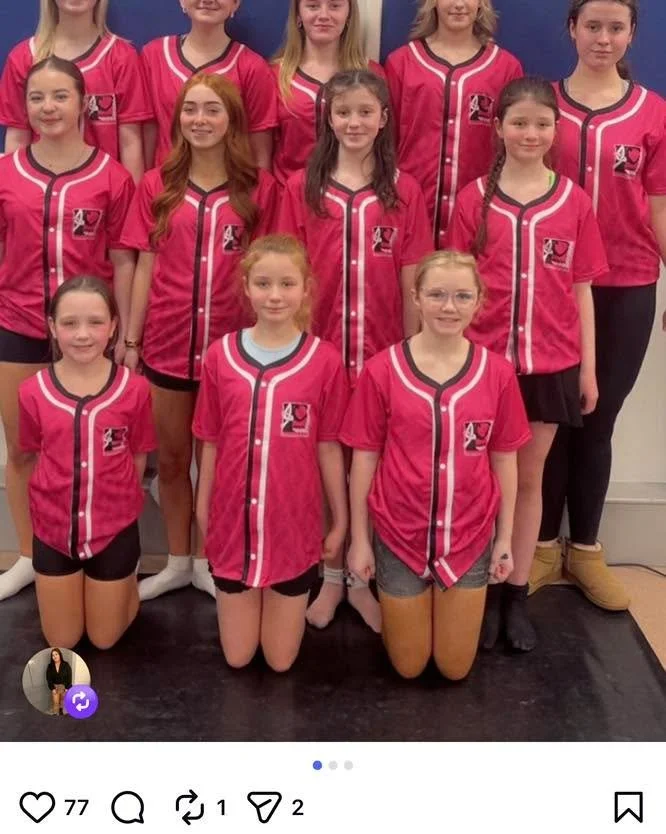 Good luck to everyone dancing worlds in Chicago and Killarney. Exciting week. 🌍. 
Loved creating all the team looks. ⭐️