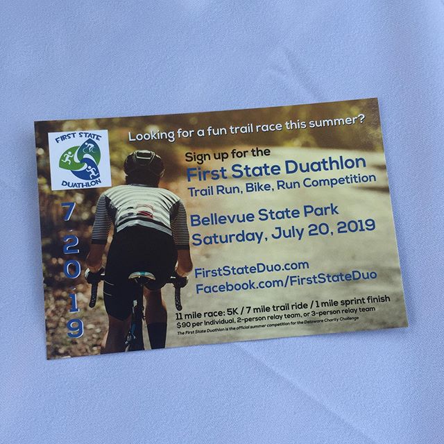 Our fun run-bike-run duathlon returns to @bellevuestatepark next month on July 20! Compete as an individual or with a 2- or 3-person relay team. #SignUpToday #FirstStateDuo