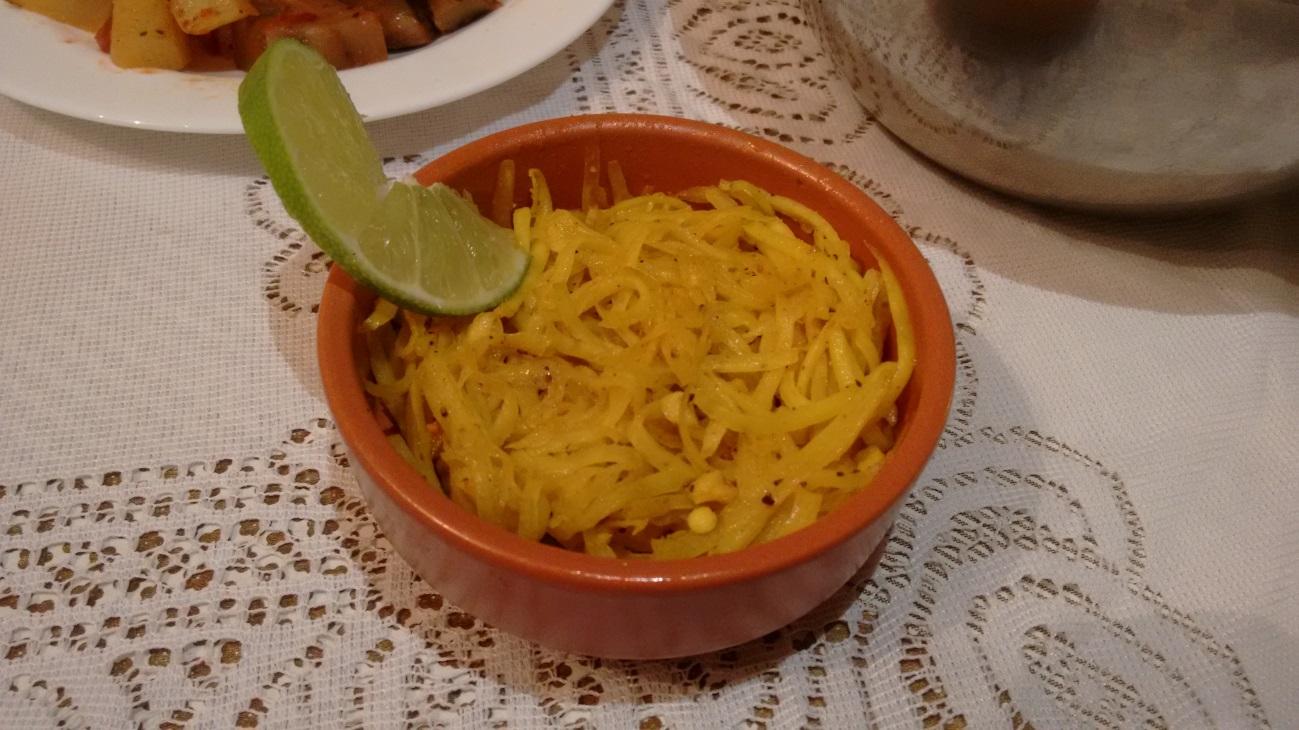 Chutney de mamão verde