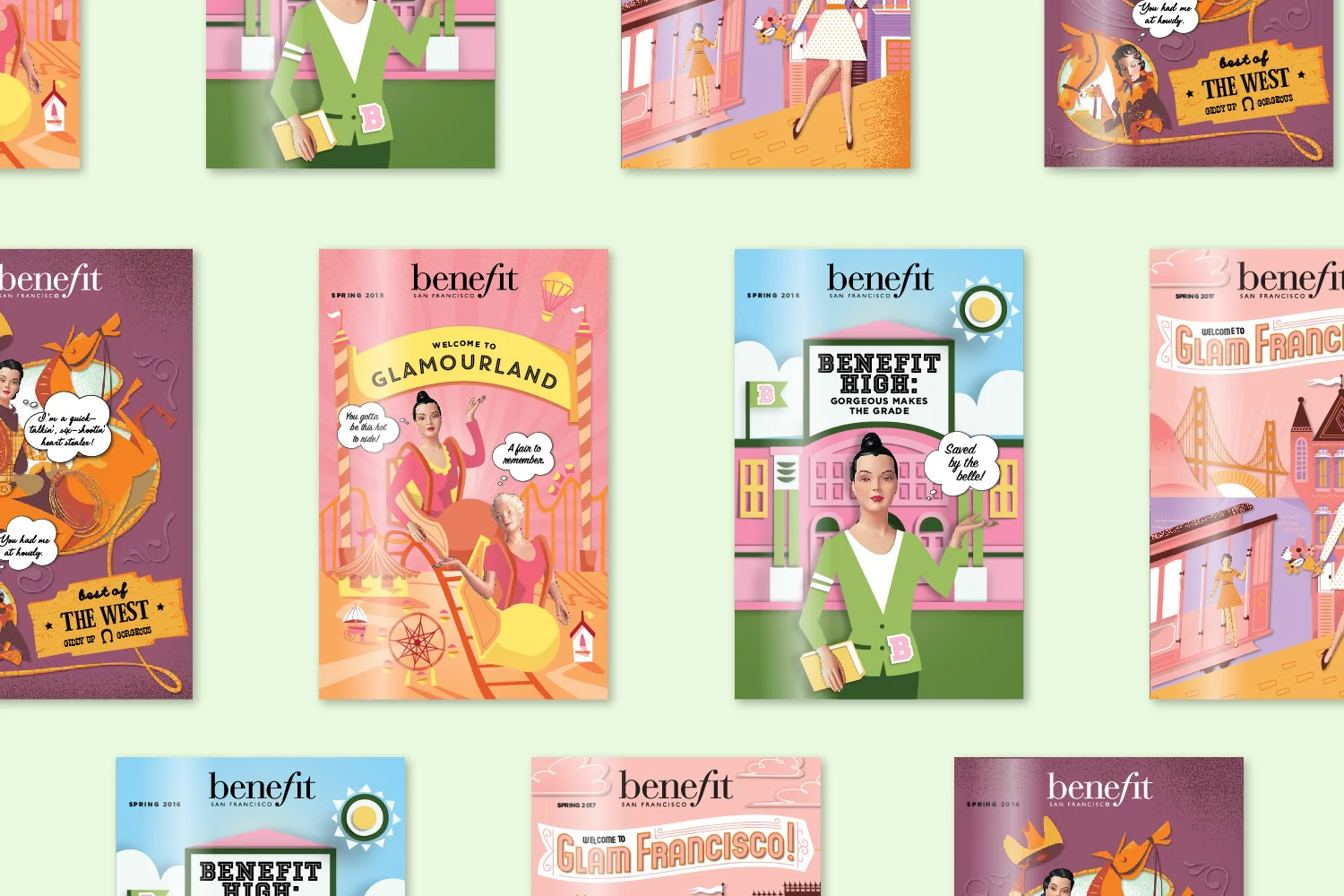 Benefit's semi annual catalog — Tami Ortman Designs