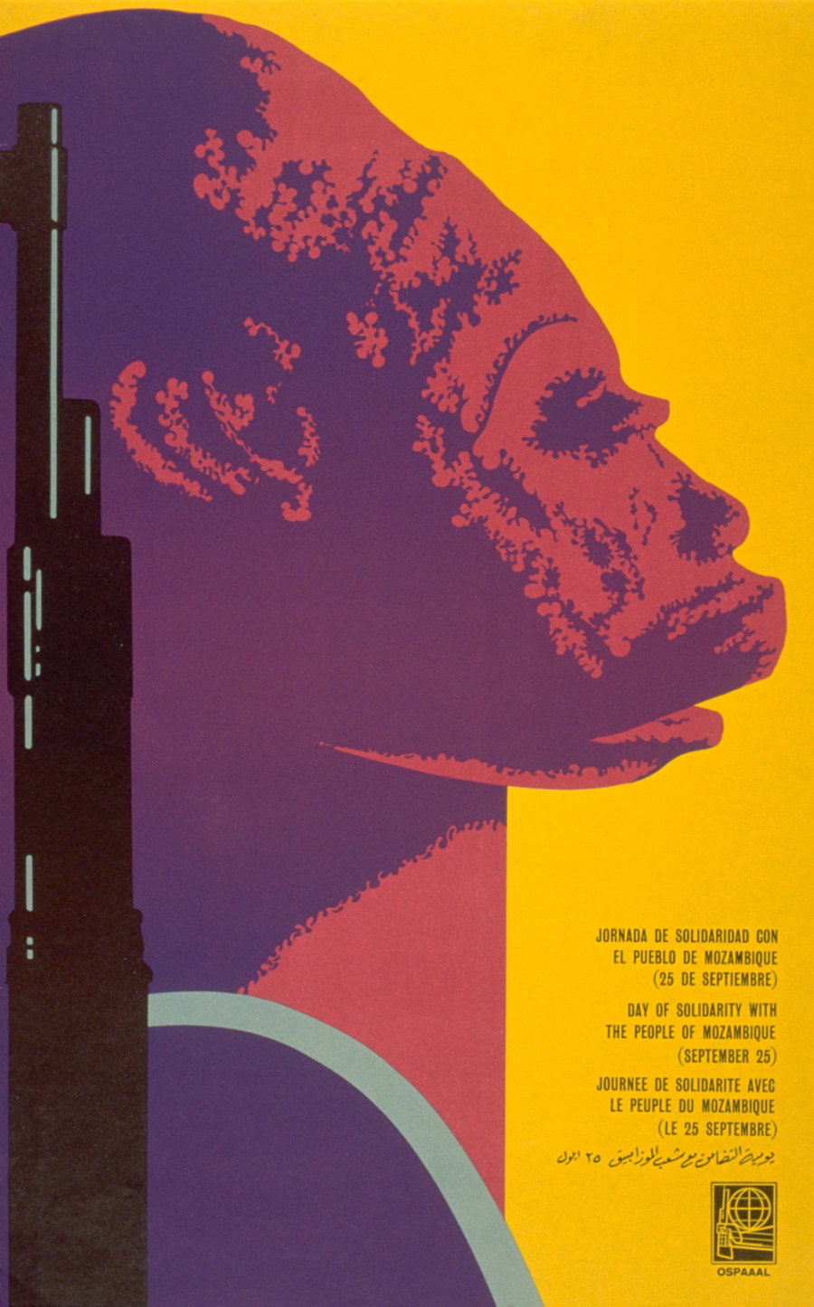 Jesús Forjans, Day of solidarity with the people of Mozambique Sept. 25, 1969