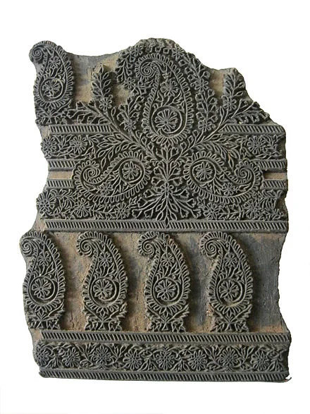 Woodblock, India, about 1900’s