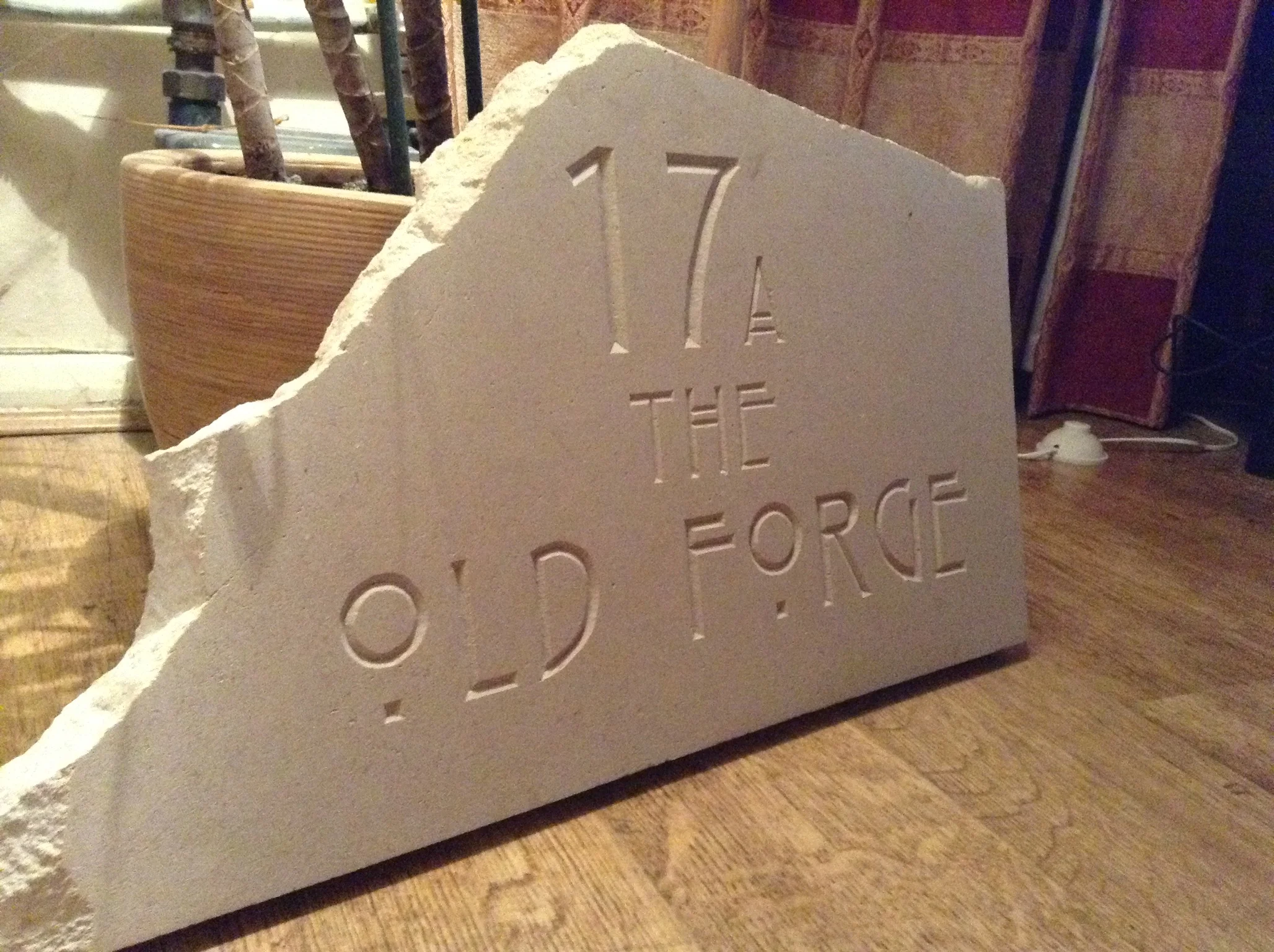 A lettering job