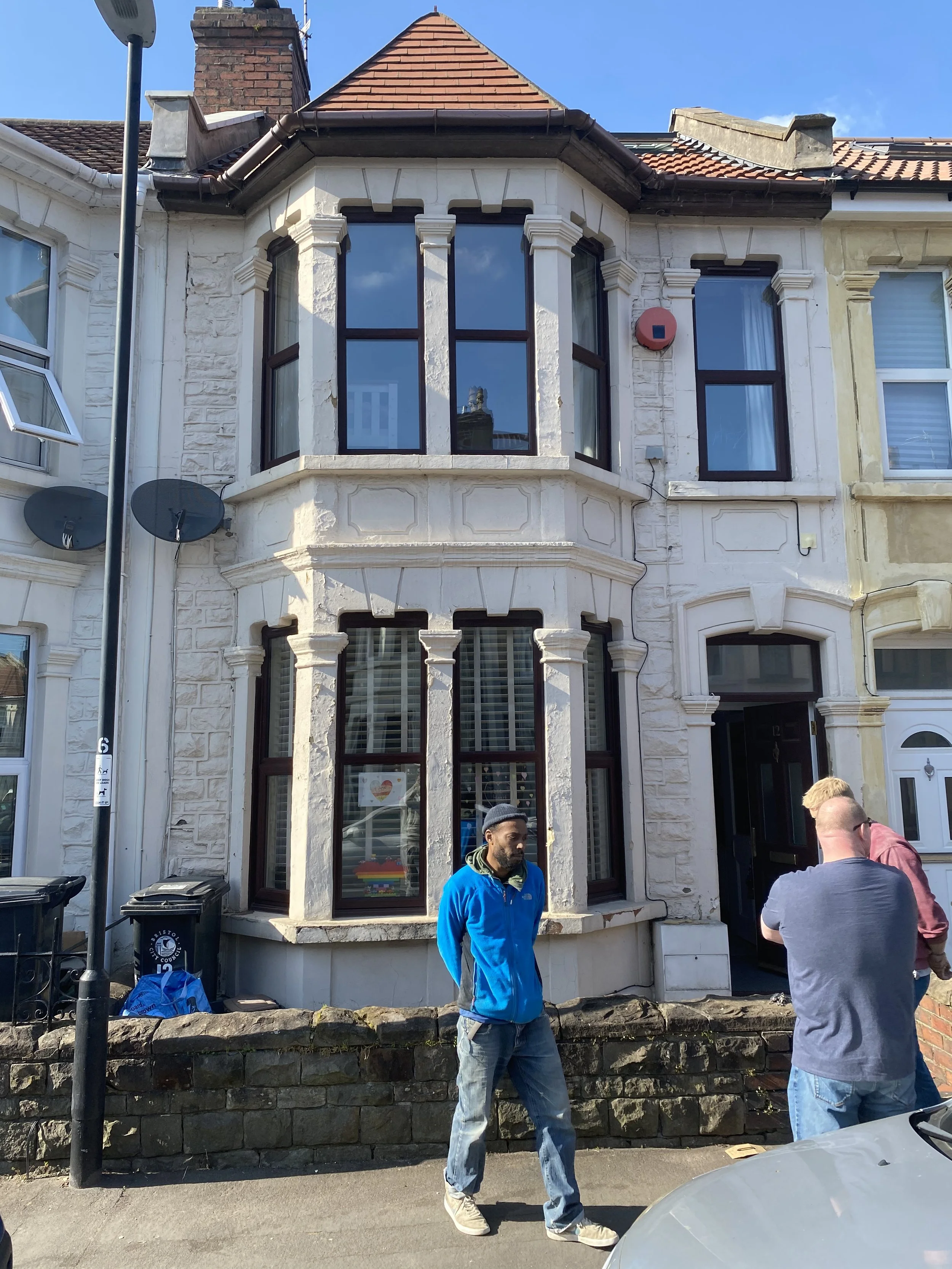 The before of a townhouse in St George, Bristol