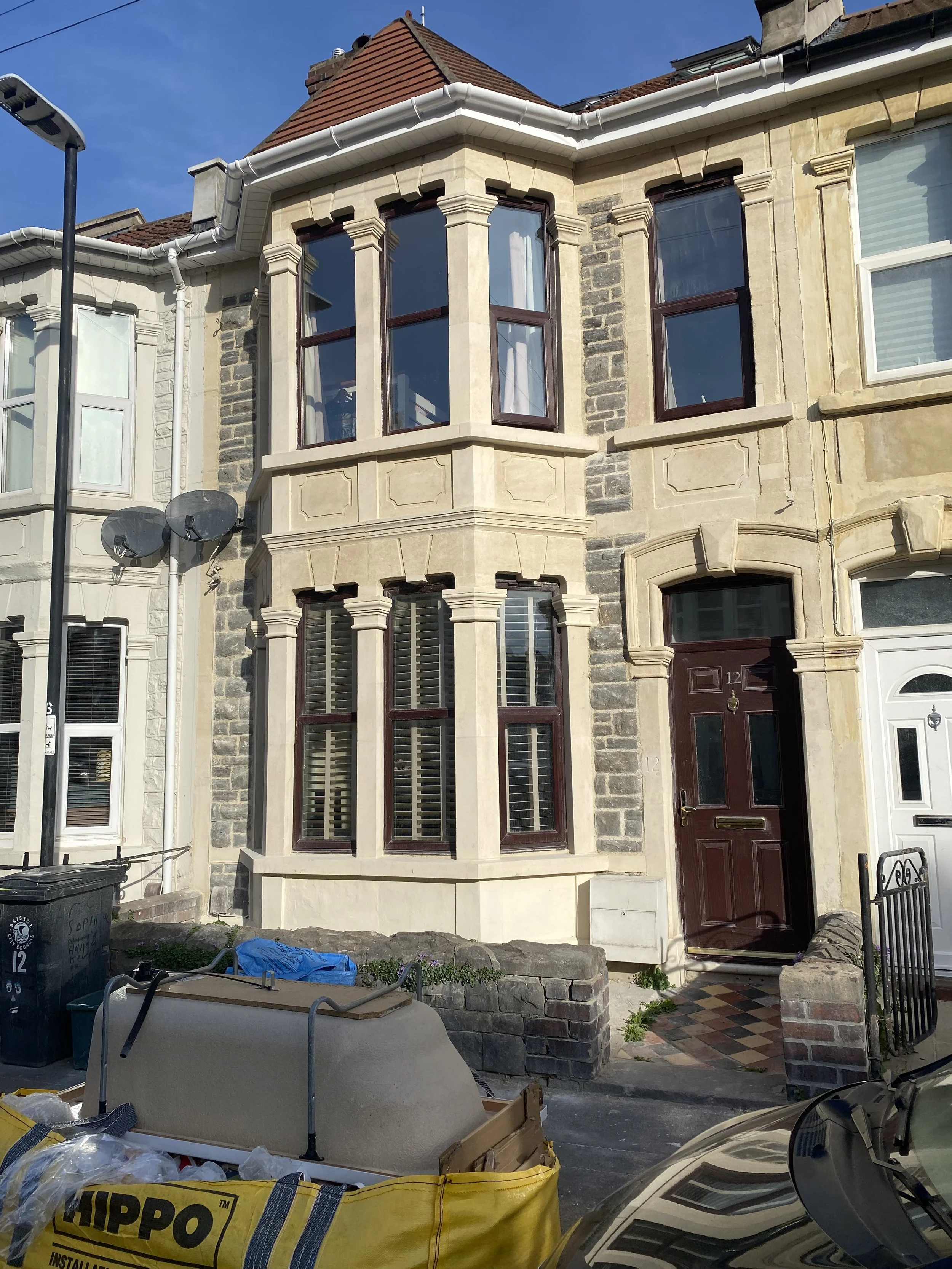And the after - Its amazing what a team of masons can acheive
