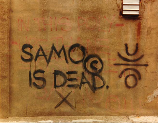 Basquiat's street name before he became famous.