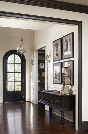 Model No. 2002 - Cordova Chandelier and Model No. 1124 St. Martin sconces all in Pewter Finish. (Photo courtesy of Postcard From Paris , Greenville SC)