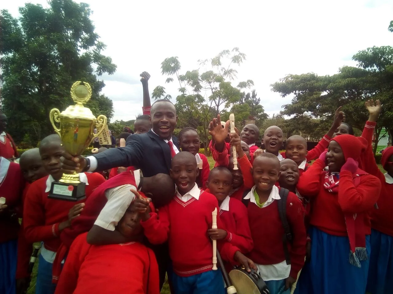 Celebrating First Prize!