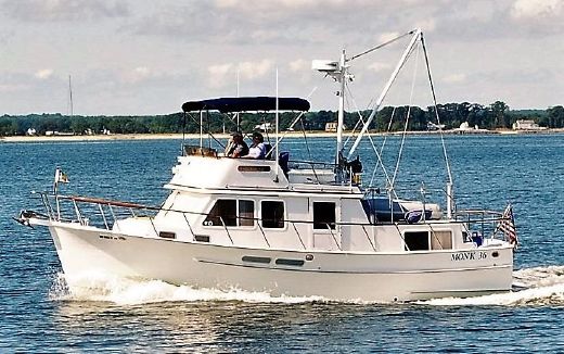 There are so many trawlers and other boats that are comfortable, reliable, economical, and perfect for doing the Great Loop and exploring the Bahamas. Many have told me that a boat like this Monk 36 is ideal for two people to winter in the Bahamas. The key is to find the smallest boat that is big enough.