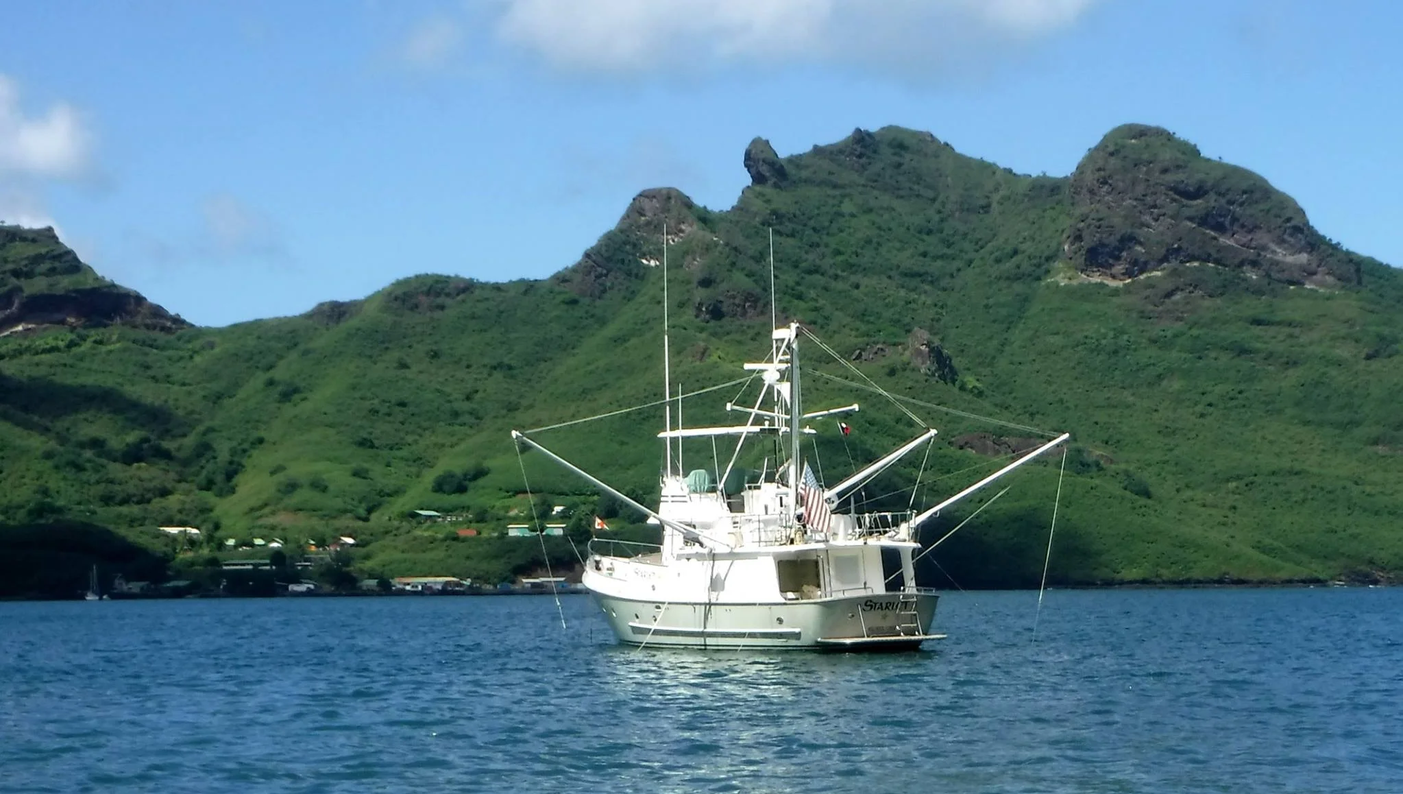 Starlet in Nuku HIva, French Polynesia. They are taking their time to see, explore, and experience the world in the moment. Good for them!