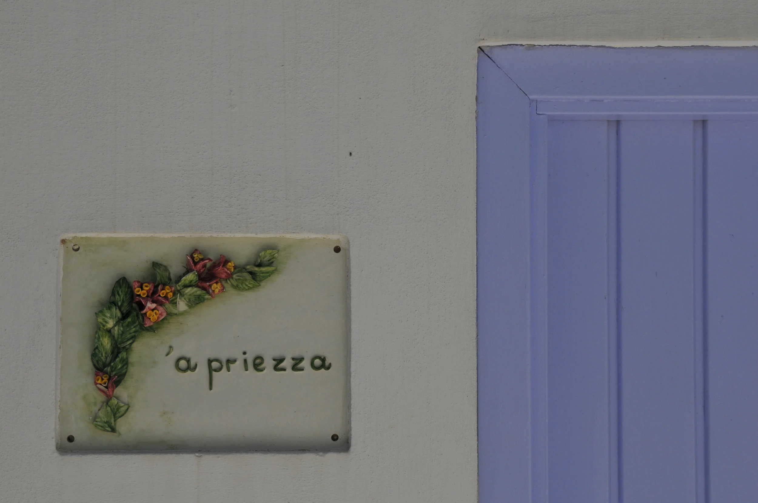 I don’t remember what this particular ceramic was all about but signs like this were scattered all thru Ponza’s streets.