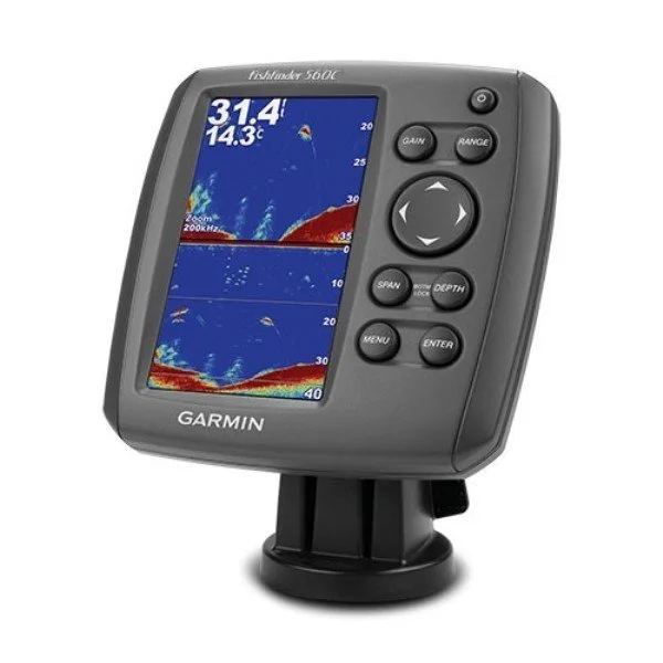 A digital depth sounder provides way more useful information than a simple depth reading.